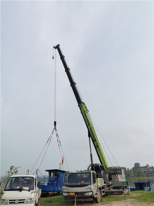 襄垣县桥梁建设吊装案例